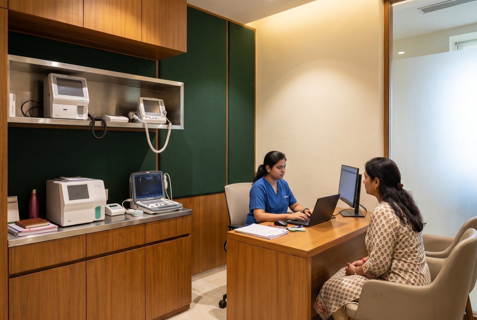 Diagnostics and technology area within the clinic